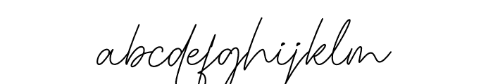 Luthon Southard Script Font LOWERCASE