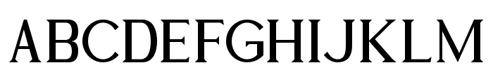 Lutoria Serif Medium Font UPPERCASE