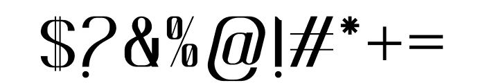 Luvenia Sans Serif Font OTHER CHARS