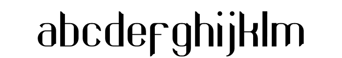 Luvenia Sans Serif Font LOWERCASE