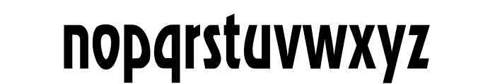 LuxDrive Regular Font LOWERCASE
