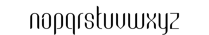 Lux Font LOWERCASE