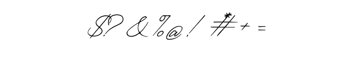 Luxembourg_Signature Font OTHER CHARS