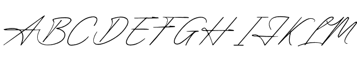 Luxembourg_Signature Font UPPERCASE