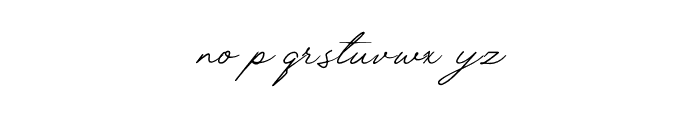 Luxembourg_Signature Font LOWERCASE