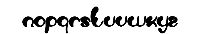 Luxurious Sexy Bold Font LOWERCASE