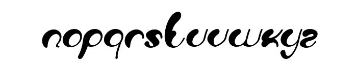 Luxurious Sexy Italic Font LOWERCASE