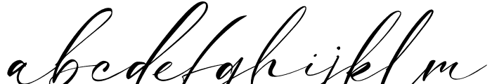 Luxury Modish Font LOWERCASE