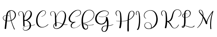 Luxury Signature Font UPPERCASE