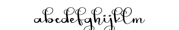 Luxury Signature Font LOWERCASE
