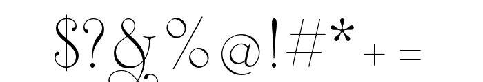 Lycoris-Regular Font OTHER CHARS