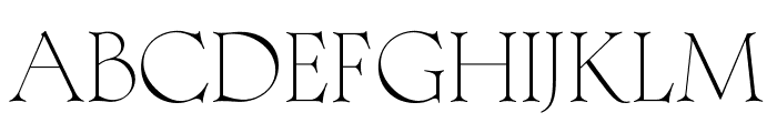 Lycoris-Regular Font UPPERCASE