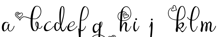 Lymbo Font LOWERCASE