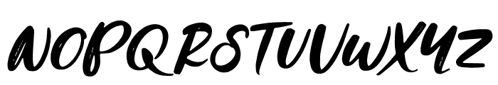 Lyong Outsider Italic Font LOWERCASE