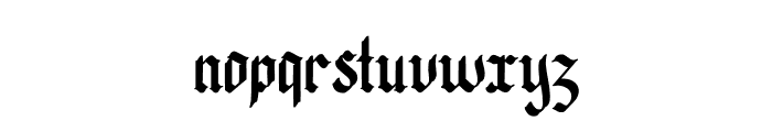 Lyveros Font LOWERCASE