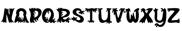 M-Shool Halloween Font UPPERCASE