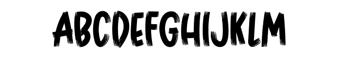 MAGIC PAINT Font LOWERCASE