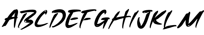 MAGNEON Italic Font LOWERCASE