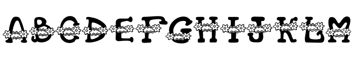 MAM Flower Christmas Font LOWERCASE