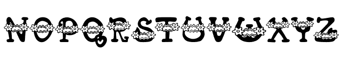 MAM Flower Christmas Font LOWERCASE