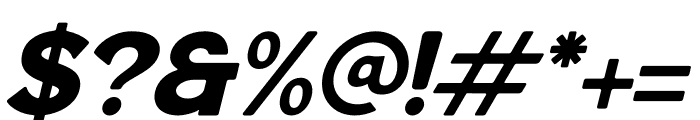 MANBORT Italic Font OTHER CHARS