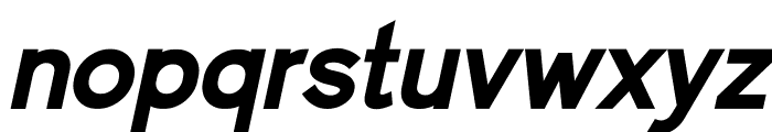 MANDISA Bold Italic Font LOWERCASE