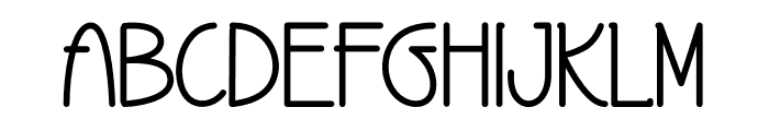 MANGANS Font UPPERCASE