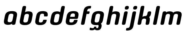 MANI NEUE Semi Bold Italic Font LOWERCASE
