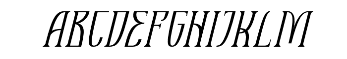 MANSHEYA Italic Font UPPERCASE