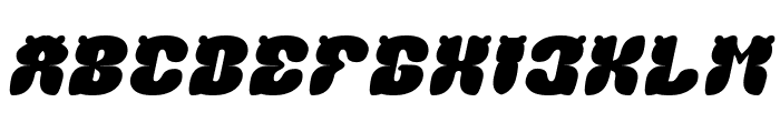 MANTIS Bold Italic Font UPPERCASE