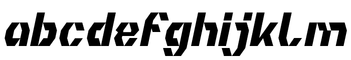 MANUAL AUTOMATIC Italic Font LOWERCASE