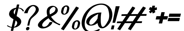 MARTA Italic Font OTHER CHARS
