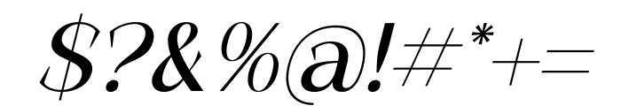 MASLITE Italic Font OTHER CHARS