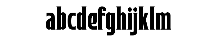 MATHERLAORD-Regular Font LOWERCASE