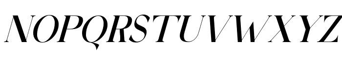 MATIOTTELEGANTFONT-Italic Font UPPERCASE