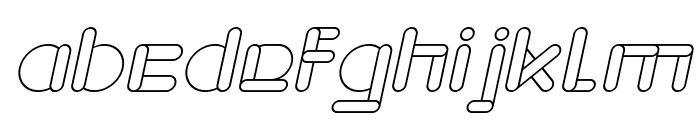 MAXIMUM KILOMETER Italic Font LOWERCASE