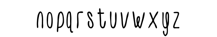 MBF Silver Night Font LOWERCASE