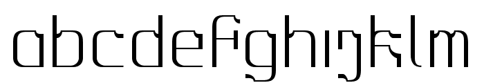 MBFAlligra Font LOWERCASE