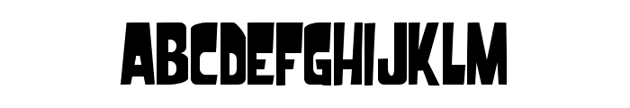 MBFGrub Font UPPERCASE