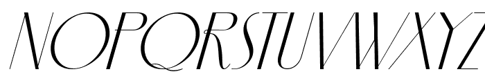 MCLASSIC FONT Italic Font UPPERCASE