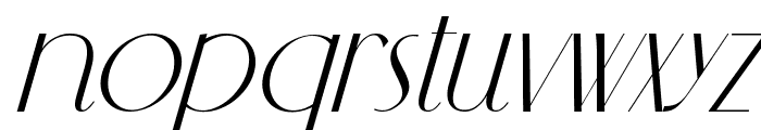 MCLASSIC FONT Italic Font LOWERCASE