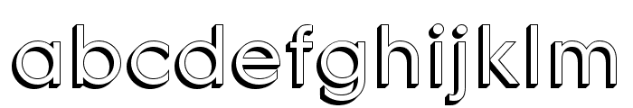 MDGROTESQUE Regular-3D Font LOWERCASE