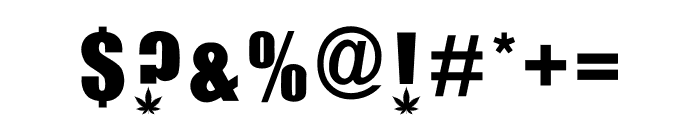 MEDICAL CANNABIS Font OTHER CHARS