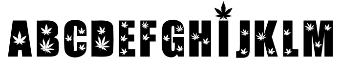 MEDICAL CANNABIS Font LOWERCASE