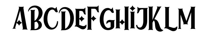 MEGLORIA Font LOWERCASE