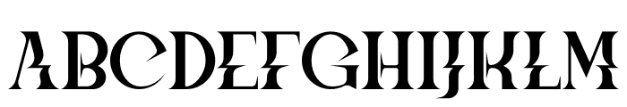 MEGPHIS Font UPPERCASE