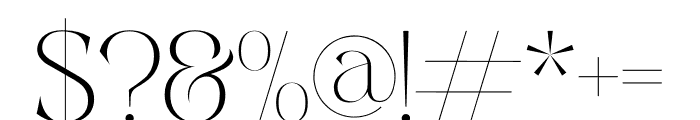 MELAGLLIK Font OTHER CHARS