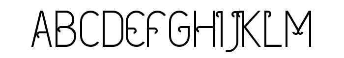 MELODY-Regular Font UPPERCASE