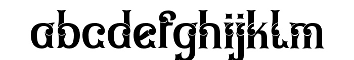 MENIER-Regular Font LOWERCASE