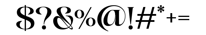 MEQANOR Regular Font OTHER CHARS